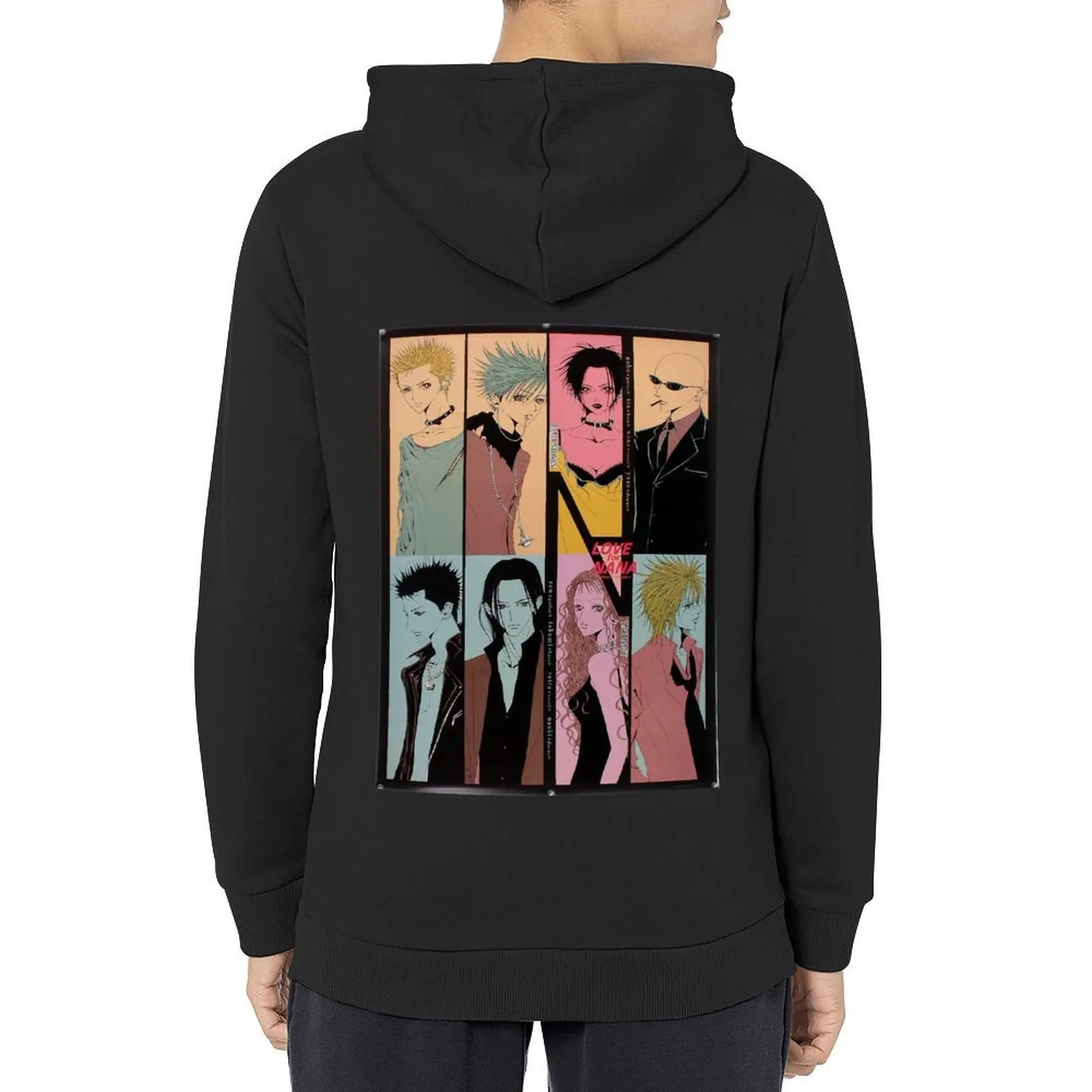 

Nana The Black Stones and Trapnest Band Spread Hoodie clothes for men men wear mens clothing fashion men hoodie