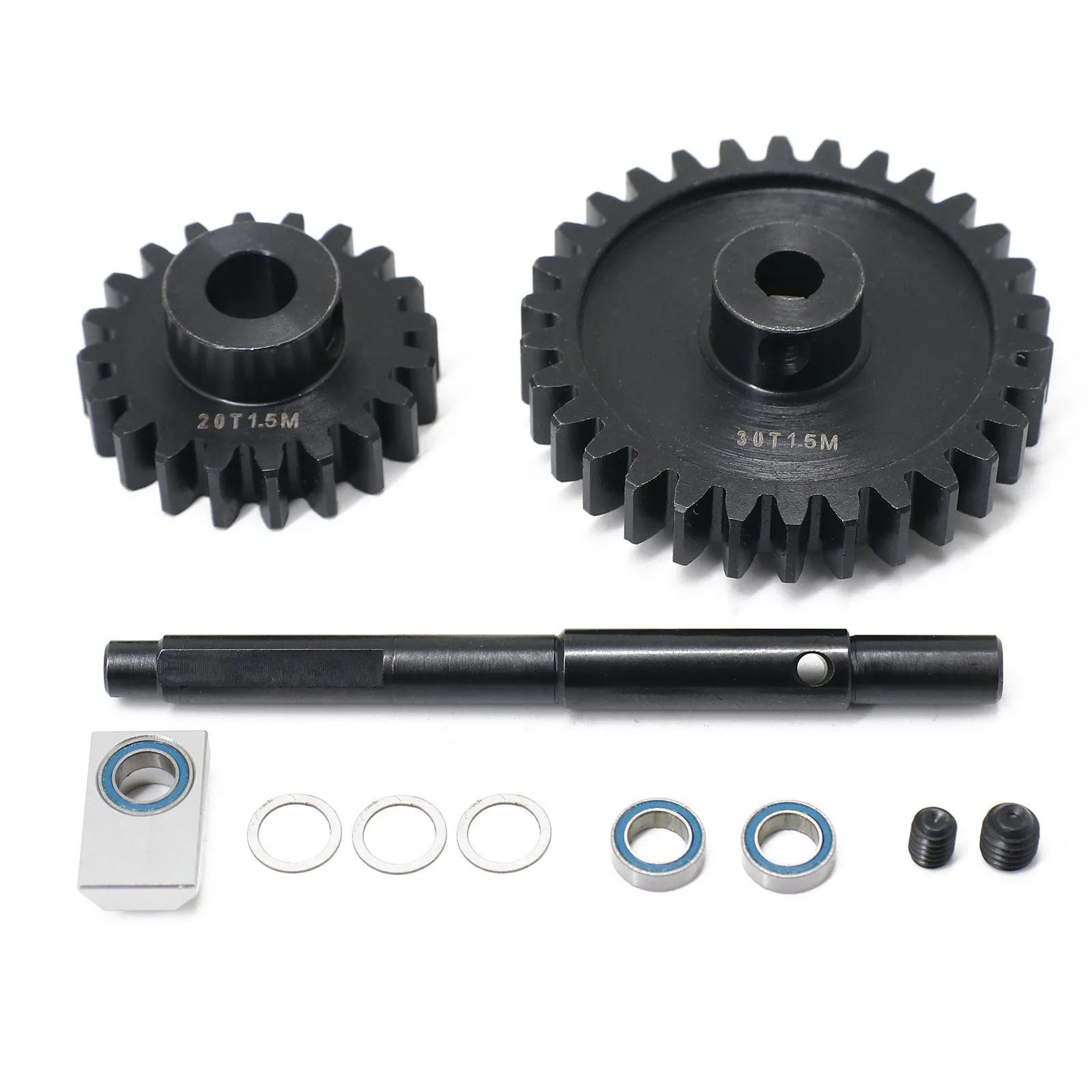 

MONSTER TRUCK Universal Medium Carbon Steel Motor Gear 12T With 35T Big Gear/1.5 Modulus Pinion 6447X For XRT 1/5 X MAXX 6S/8S