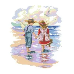 DIM13721 Homefun Cross Stitch Kits Package Greeting Needlework Counted Cross-Stitching Kits New Style Joy Sunday Kits Embroidery