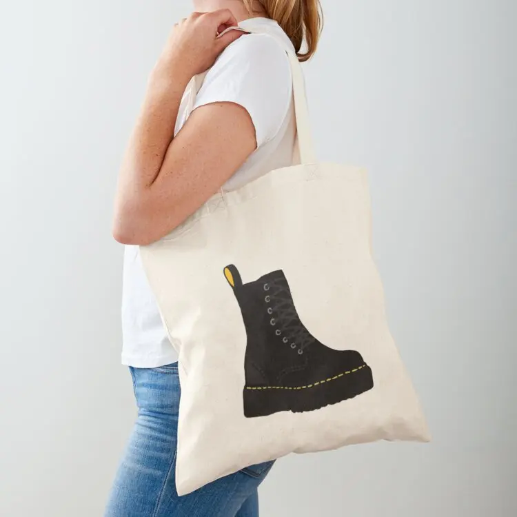 

Black Doc Martin Tote Bag custom fabric bag tote bag canvas foldable reusable custom canvas