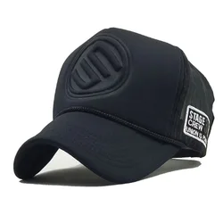 Gorras de béisbol con cierre trasero para hombre y mujer, gorro de béisbol con Cierre trasero de malla, estilo Hip Hop, informal, para verano