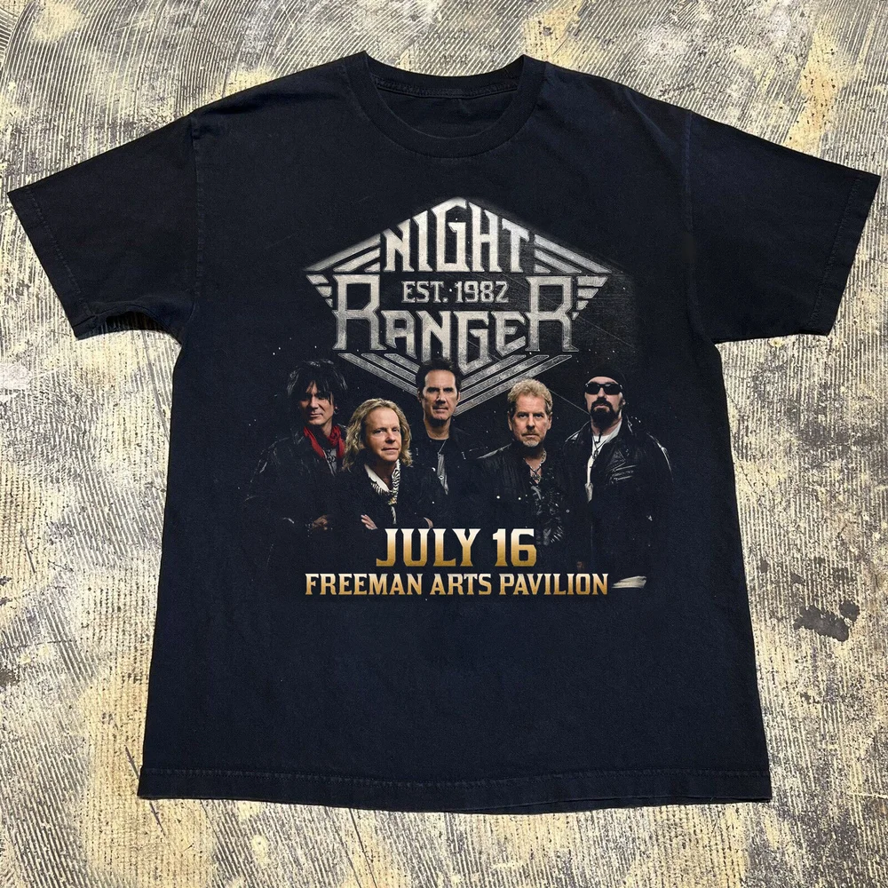 New Night Ranger 2024 Tour Short Sleeve Gift For Fan S to 5XL T-shirt TMB2458