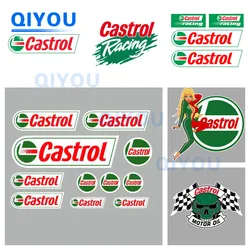 High Quality Reflective Die-cut CASTROL Car Stickers Suitable for PVC Stickers on Helmet Off-road Vehicle Bodies Motorcycle