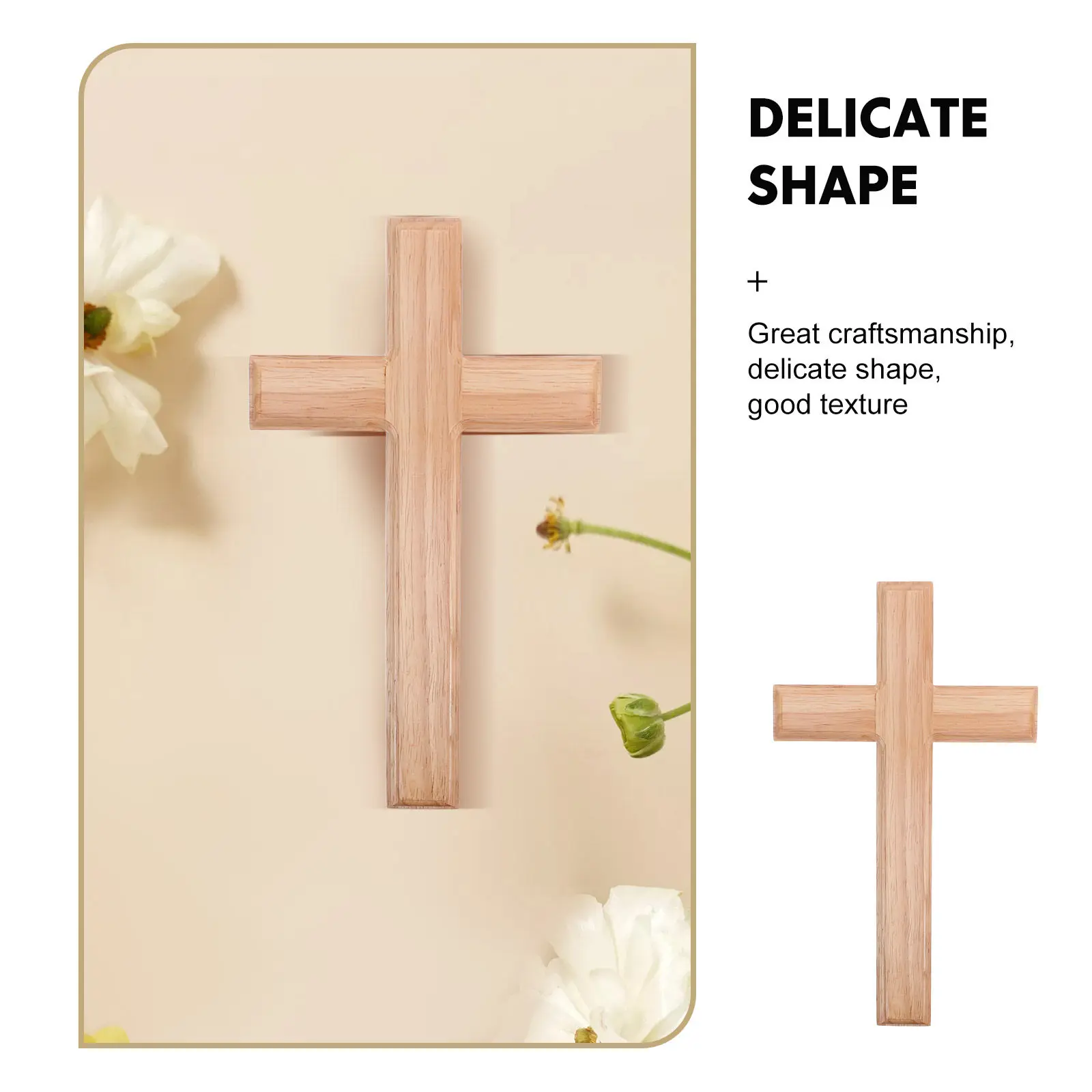 Cross Home Decor Wooden Religious Wall Halloween Christmas New Year Church Wall Cross Catholic Crucifix Baptism Cross Christian
