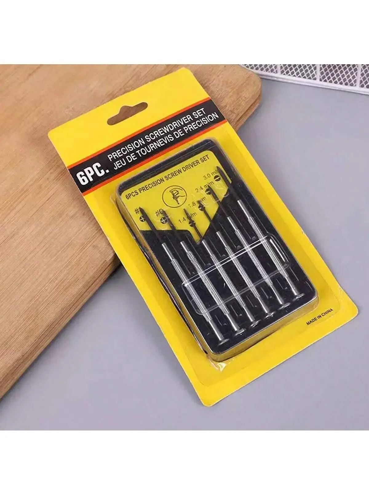 6pcs Screwdriver Set, Eyewear Accessories, Precision Repair Tool Kit, with 6 Different Sized Flat view 6