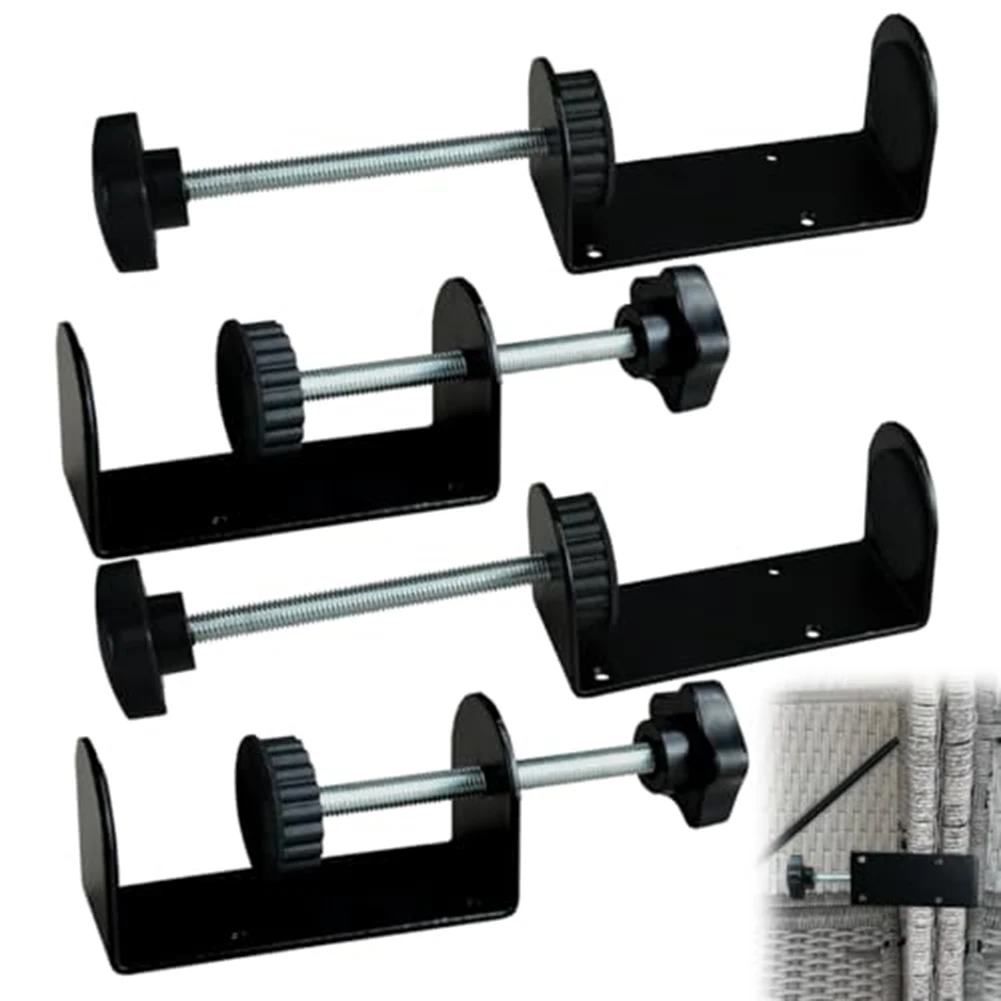 4pcs/kit Patio Furniture Clips Adjustable Sectional Couch Sofa Funiture Clamps Shelf Shelves Replacement Parts