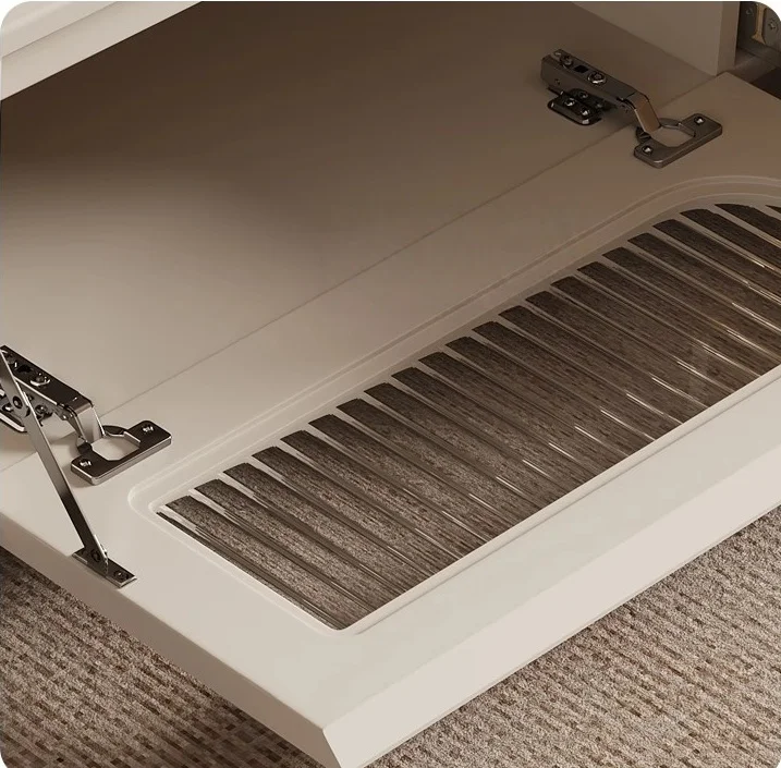 حامل تلفزيون من الخشب الصلب الحديث الراقي مع خزائن تخزين وأرفف لوحدة تحكم الوسائط التلفزيونية لأثاث غرفة المعيشة