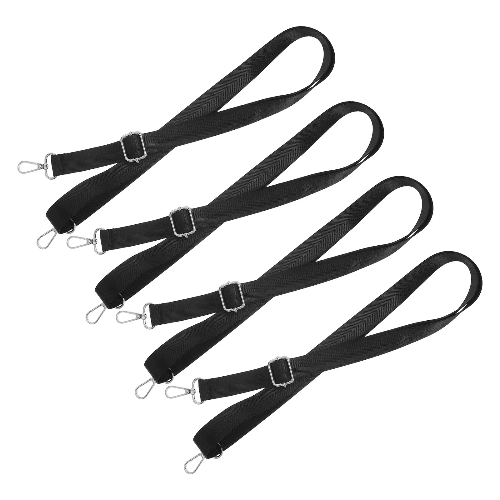 4Pcs Horse Blanket Leg Strap Adjustable Nylon Elastic Bands Metal Double Swivel Snap Replacement for Stable and Field Use Horse