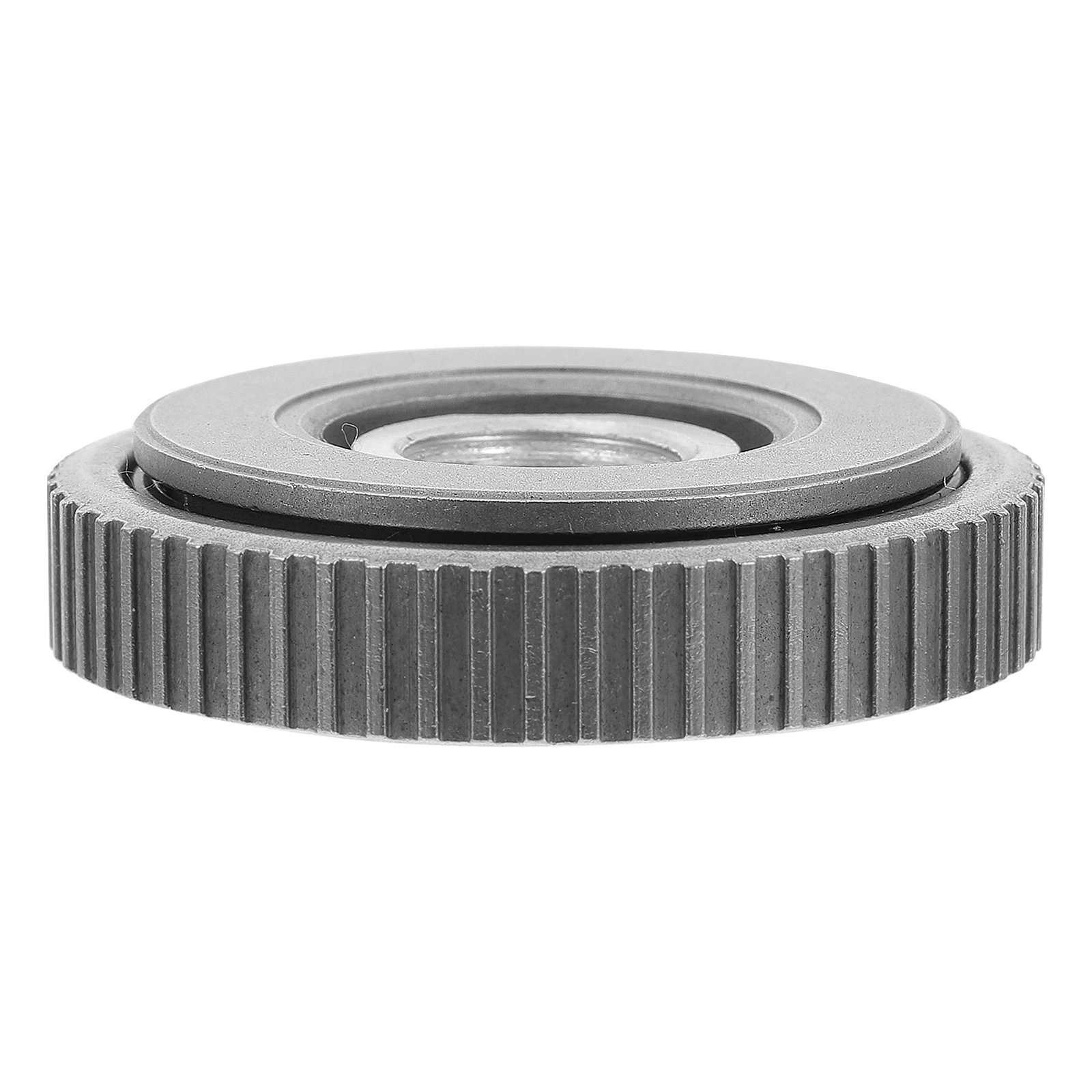 

1 pc Self-locking Press Plate Nut for Angle Grinder Quick Release Button Parts Sturdy Steel Material No Wrench Required Frosted