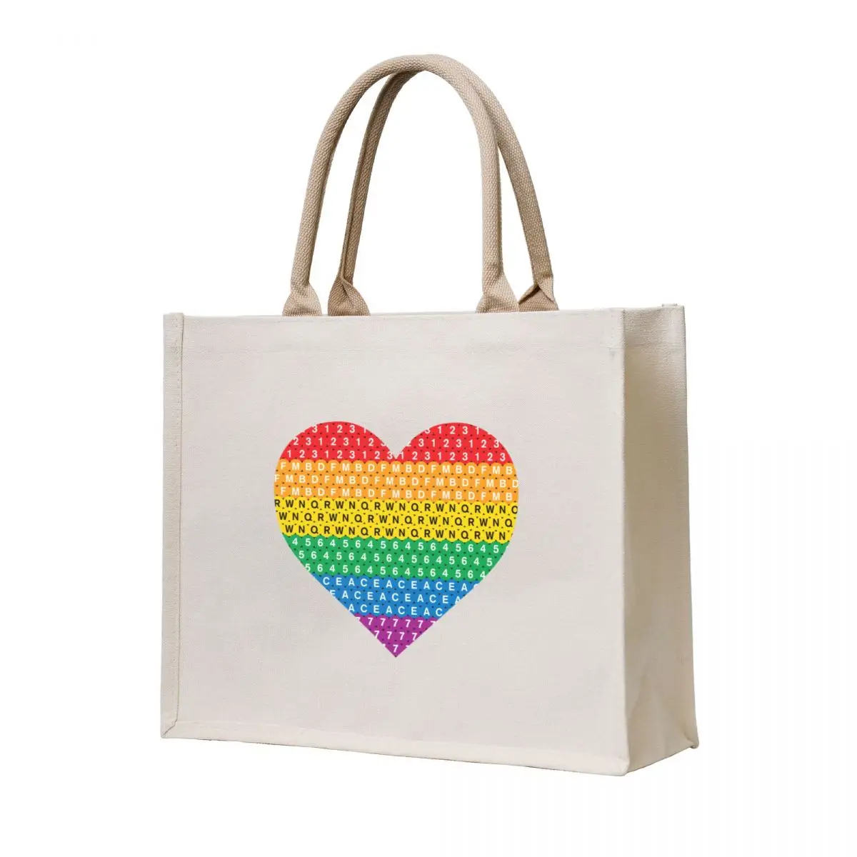 

Pride MTA Heart Tote Bag Eco bag Women's tote bag Custom