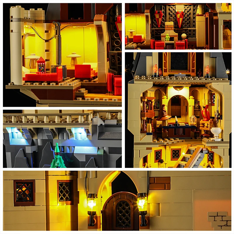 

Комплект светодиодных фонарей «сделай сам» для LEGO 76454 Главная башня (только светодиодный светильник, без модели блоков)