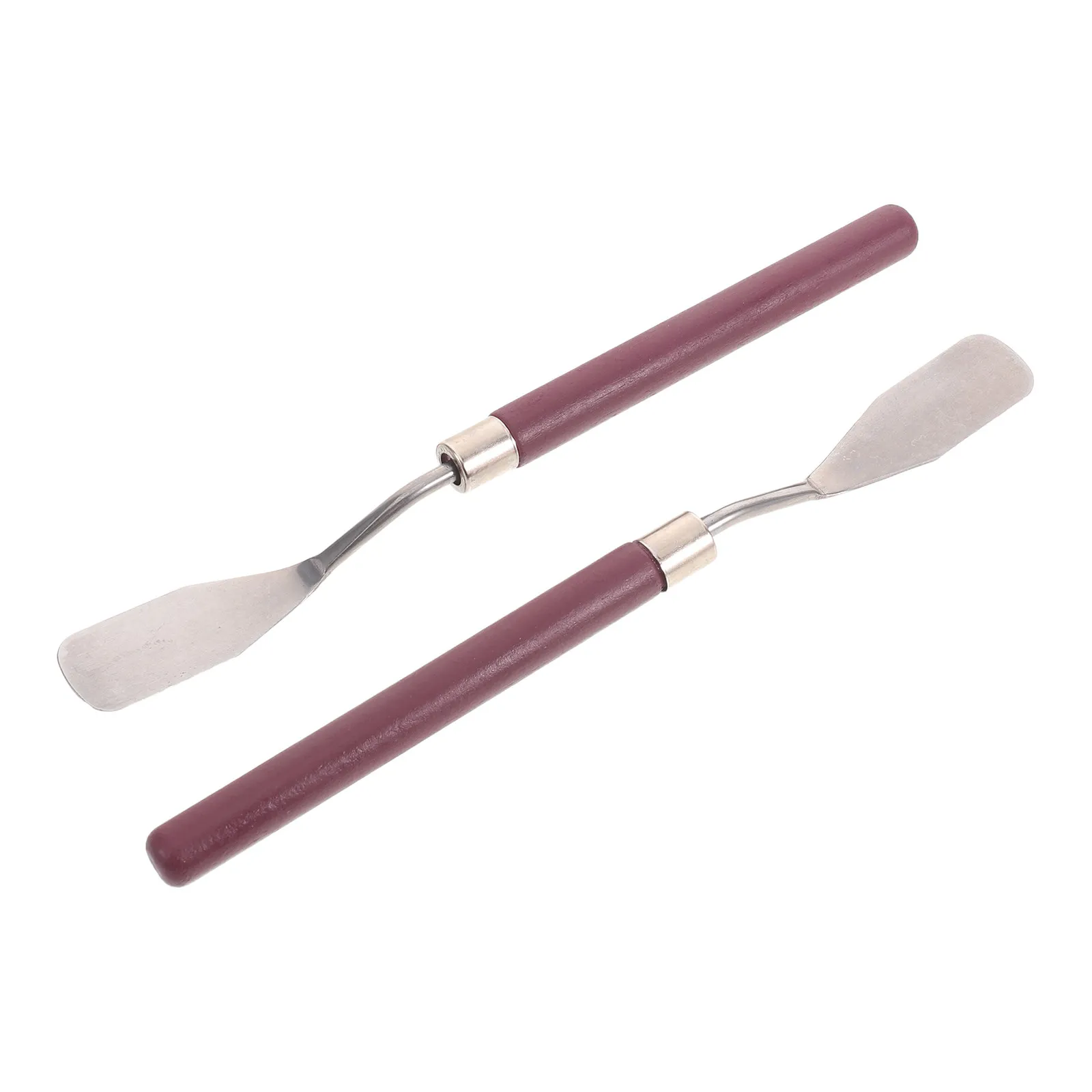 

2Pcs Wooden Handle Moxibustion Ash Scraper Tool Wide Metal Surface Efficient Ash Cleaner Multi-Purpose Utility Scraper Home