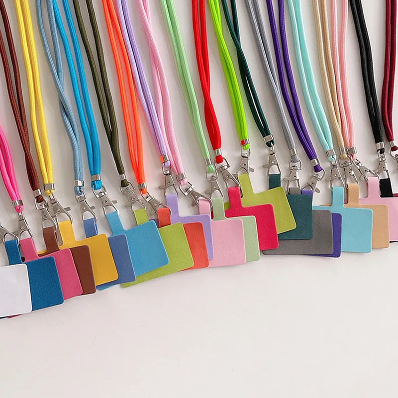 Universal Adjustable Phone Lanyard Anti-lost Lanyard Strap Detachable Colorful Neck Cord Phone Safet