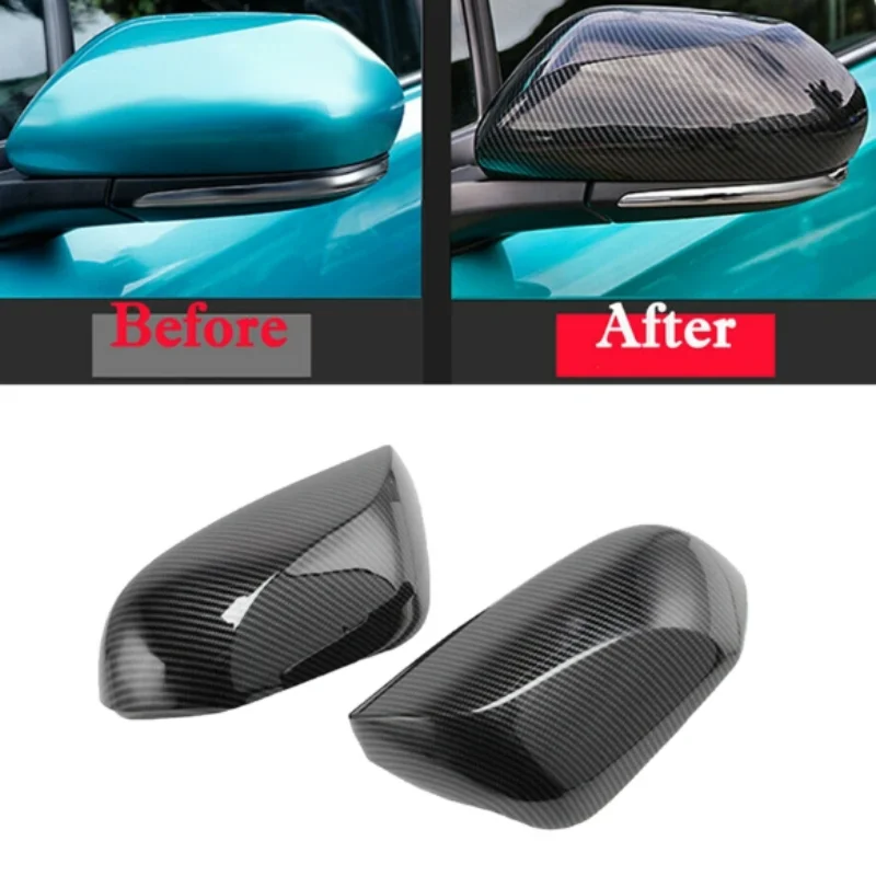 

Car Styling Decoration Rear View Eyebrow Side Glass Mirror Cover Trim Frame Sticker For Toyota CHR 2017-2021