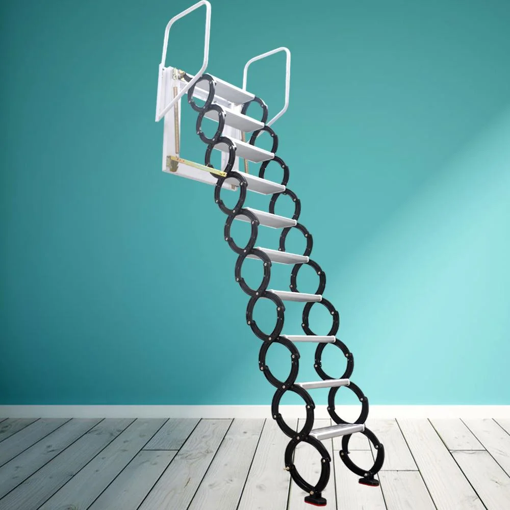 Portable Electric Retractable Indoor Home Attic Lifting Stair Remote Control Folding Invisible Ladder For Outdoor Duplex Villa
