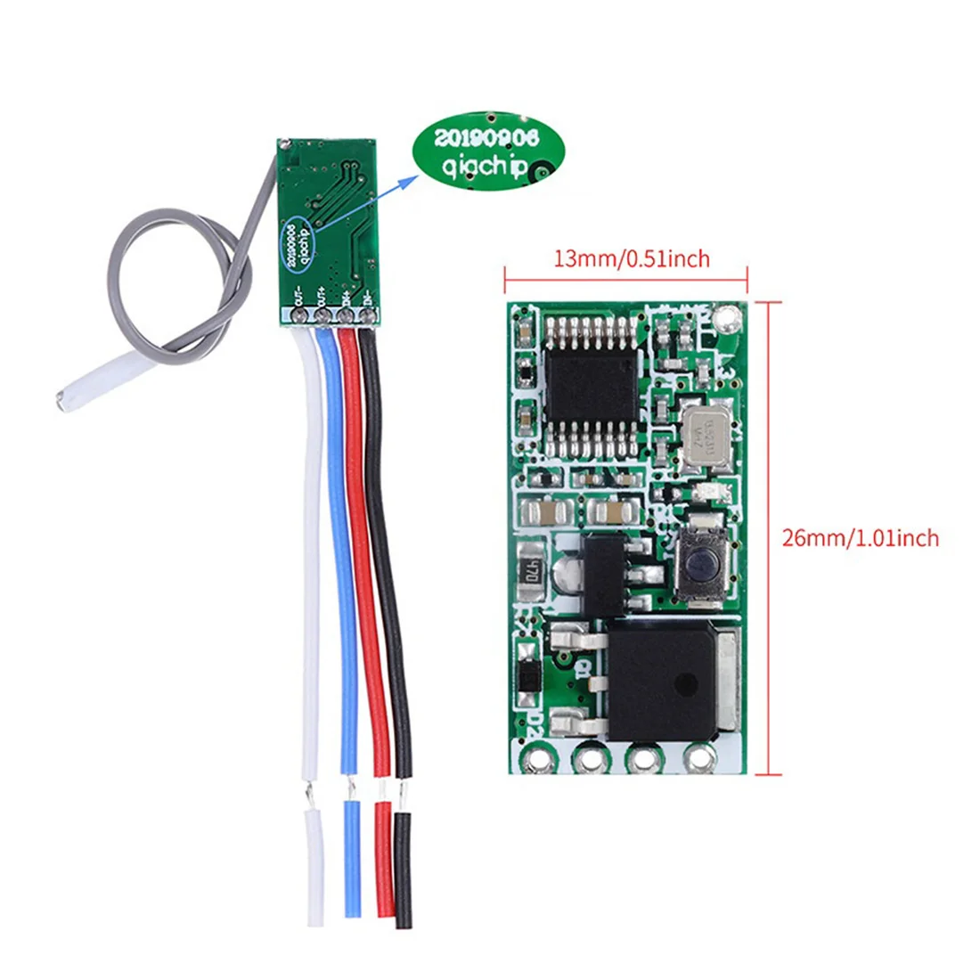 ممتاز-433 ميجا هرتز تيار مستمر 3.6-24 فولت 1CH التتابع اللاسلكي RF التحكم عن بعد التبديل وحدة صغيرة مع الارسال ل LED ضوء المصباح DIY بها بنفسك #4