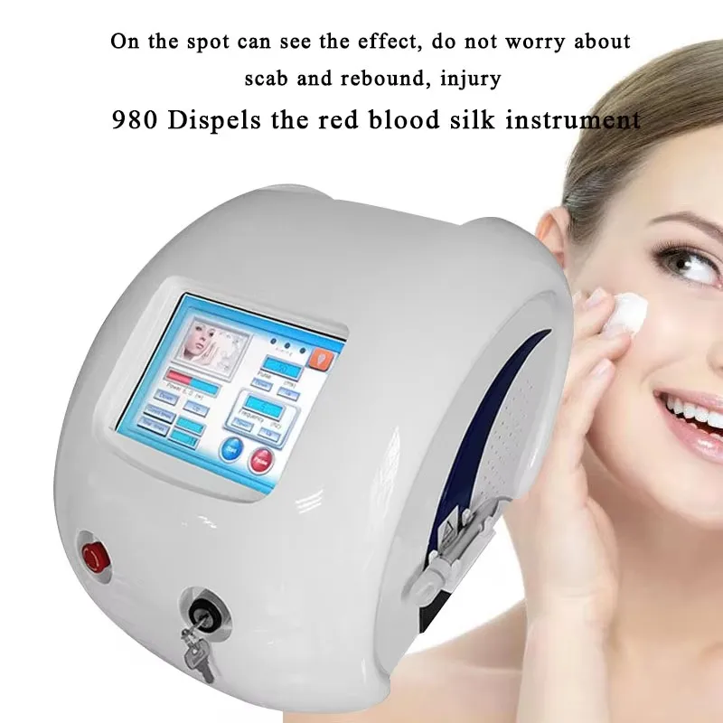 Compresse à froid pour le nettoyage du visage, diode 980nm, élimination du sang rouge, utilisation en salon de beauté