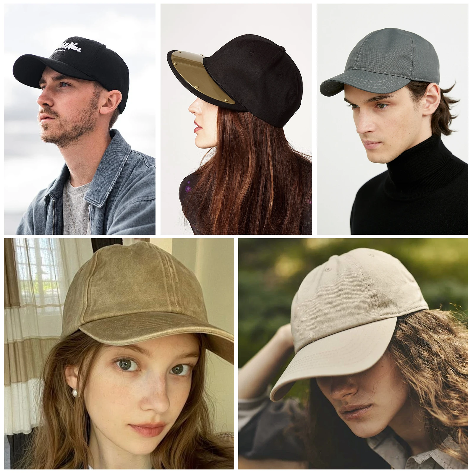 

10 White Hat Replacement Brims Strong Durable Visor Boards Lightweight Compact Design Baseball Cap Liners Supports