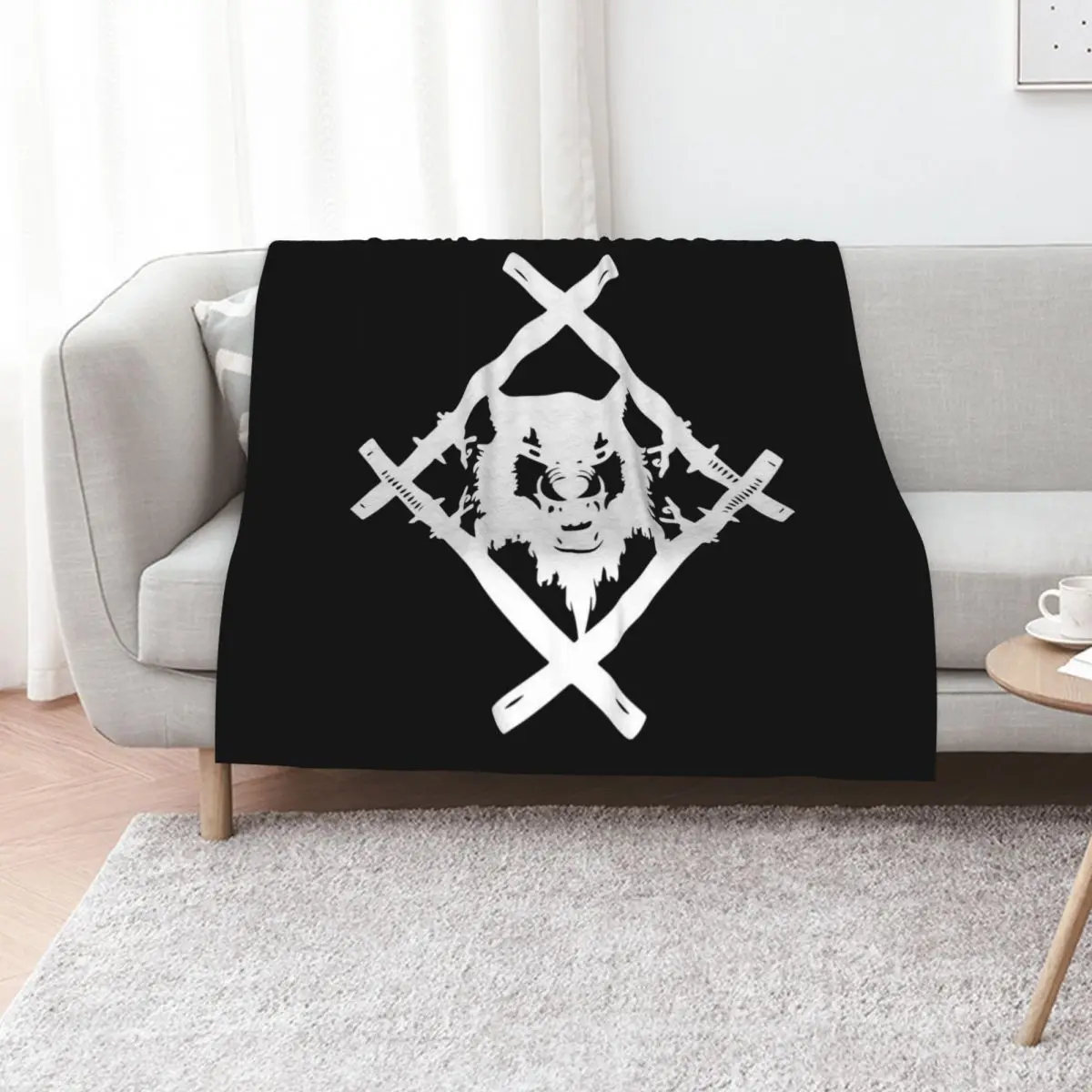 Xavier Wulf Merch Manta con logotipo de Xavier Wulf, manta cálida y acogedora para decoración de dormitorio