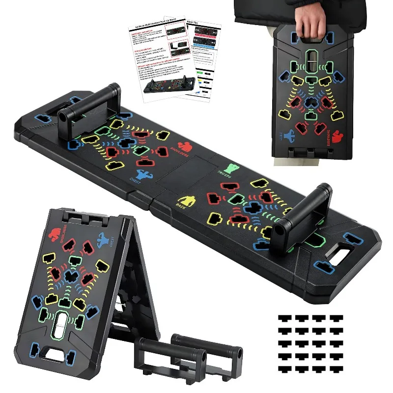 Multifunctional Pushup Stands Home Gym Chest Abs Shoulder Triceps Strength Training Full Body Workout Portable Fitness Equipment