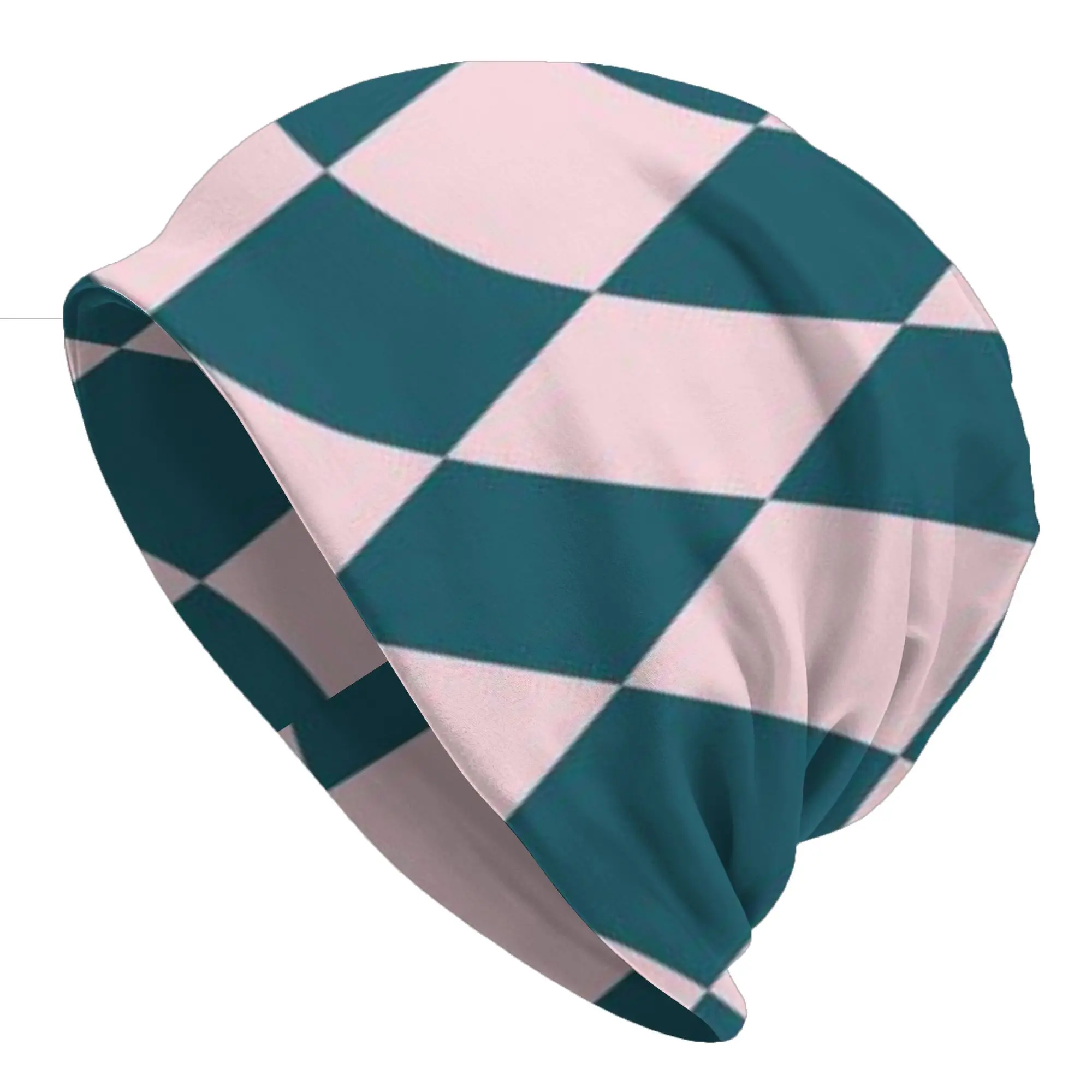 Bonnet Hats Checkerboard Men Women's Thin Hat Check Pattern (11) Street Style Cap Design Skullies Beanies Caps