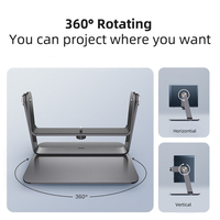 Yinzam 360 Degree Gimbal Bracket Aluminum Alloy Projector Bracket with Vertical and Horizontal Adjust for Vidda D6