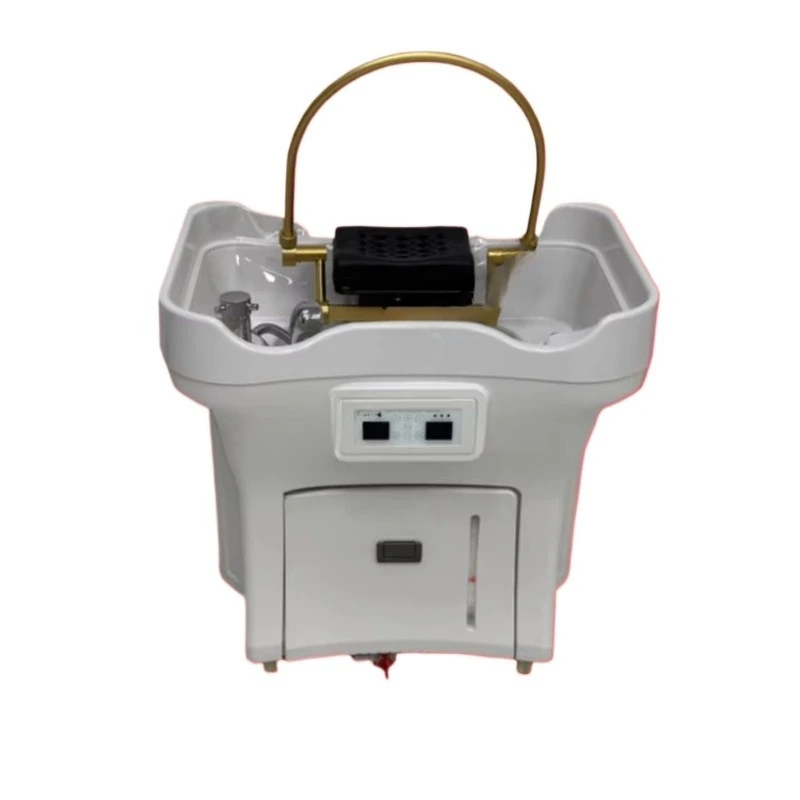 

New pipeless shampoo bed bowl portable durable ABS material basin with 50L water tank for hotels