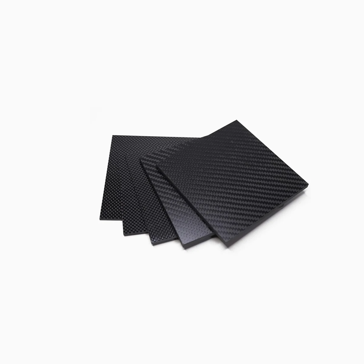 3K Carbon Fiber Board Matte Surface High-Strength Polishing Plate Model Accessory Thickness0.8/1/1.5/2mm