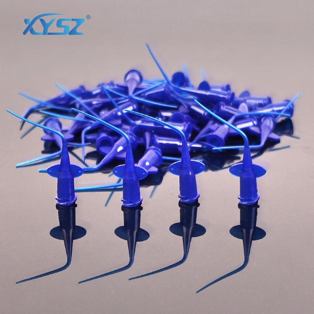 50pcs Dental Disposable Lateral Butterfly Irrigation Needle Oral Cavity Endo Root Canal Plastic Syringe Tip Dentist Materials