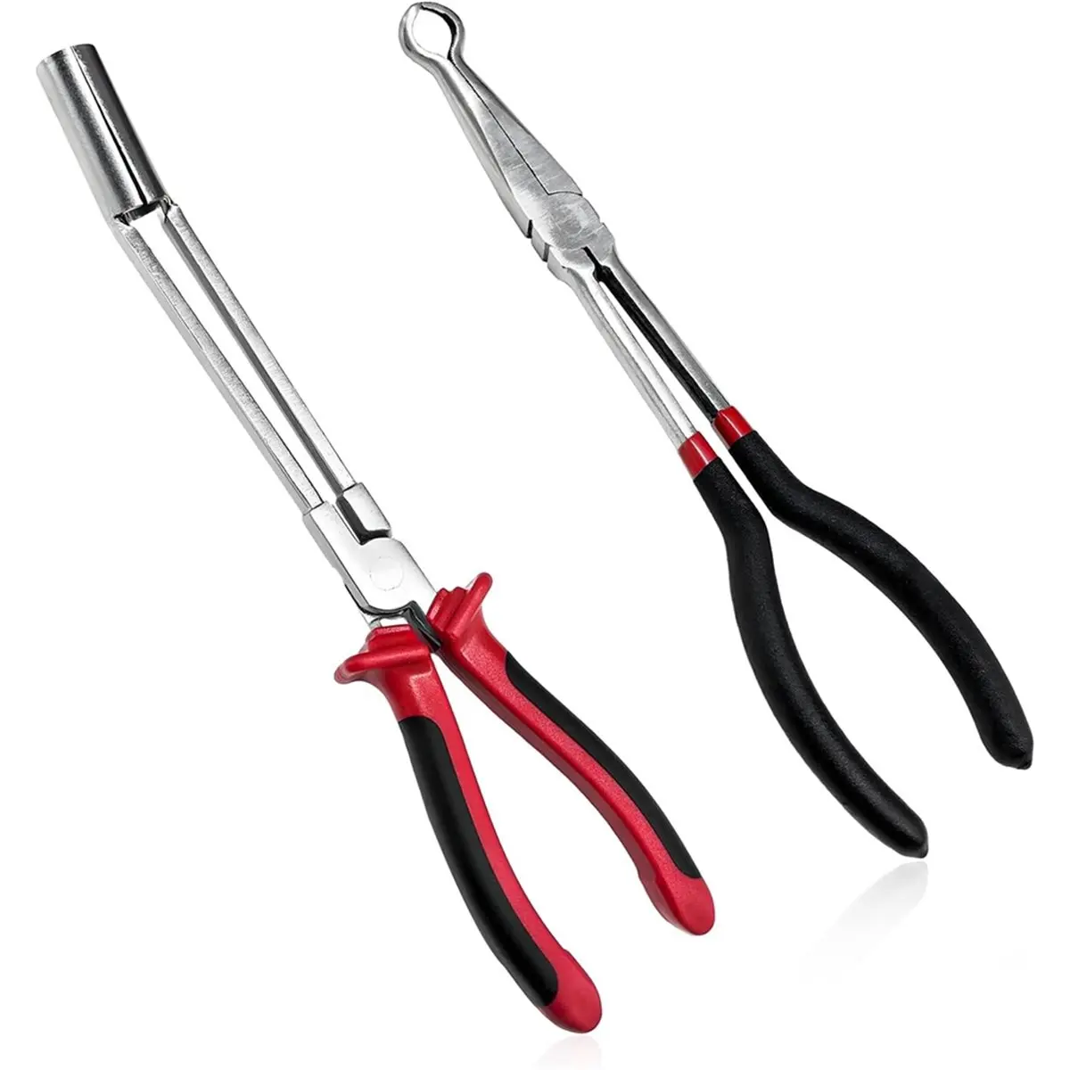 Budget-Friendly-2 PCS Car Wire Removal Pliers Tool, Cable Removal Clamp Tool, Automotive Nose Hose Grip Plier Cylinder Cable Boo