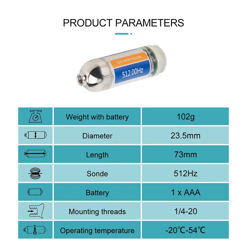 

AS95-Endoscope Camera Location 512Hz Remote Transmitter, For Underground Pipe Inspection System