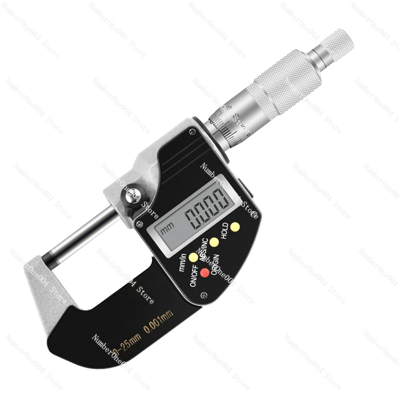 Electronic Digital Display Outer Diameter Micrometer 0-25-75 -100-200-300mm Spiral Micrometer 0.001