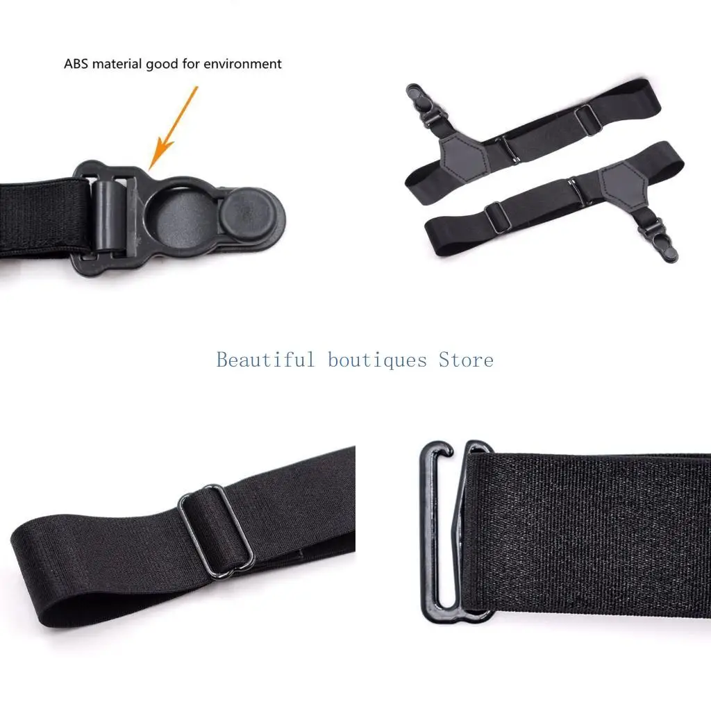 

U4LF регулируемые мужские носки, одинарные подвязки с утиным ртом, подтяжки, подтяжки, зажим для ремня, удерживающий ремень