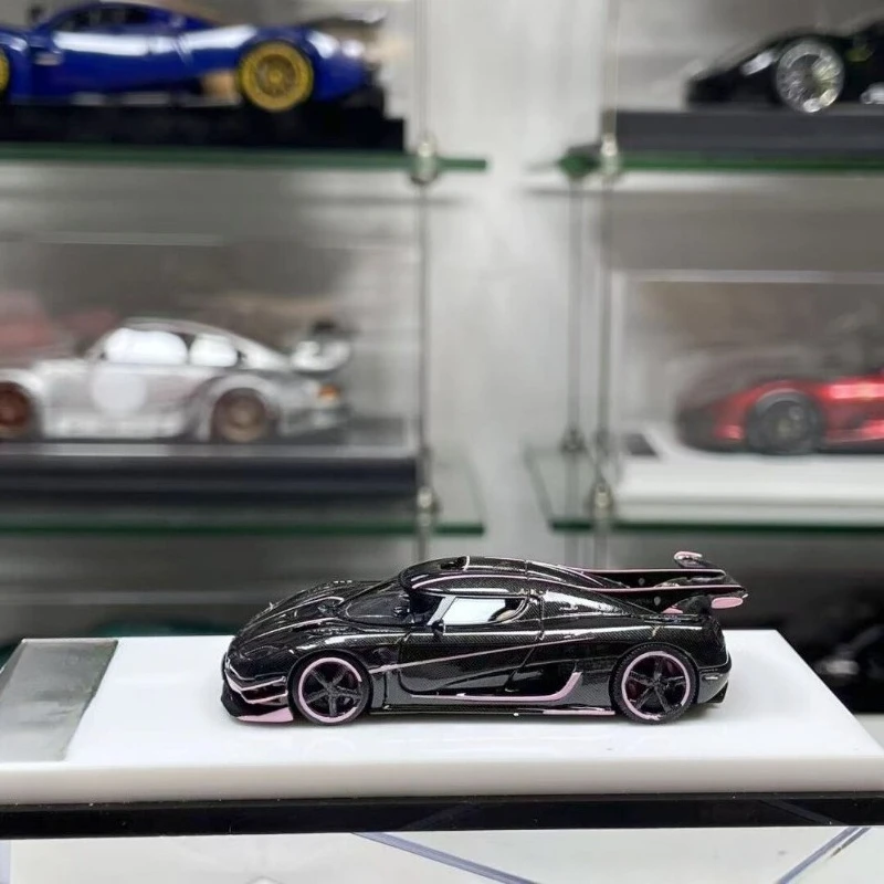 for SM Koenigsegg one1 powder carbon 1:64 resin simulation collection car model ornament