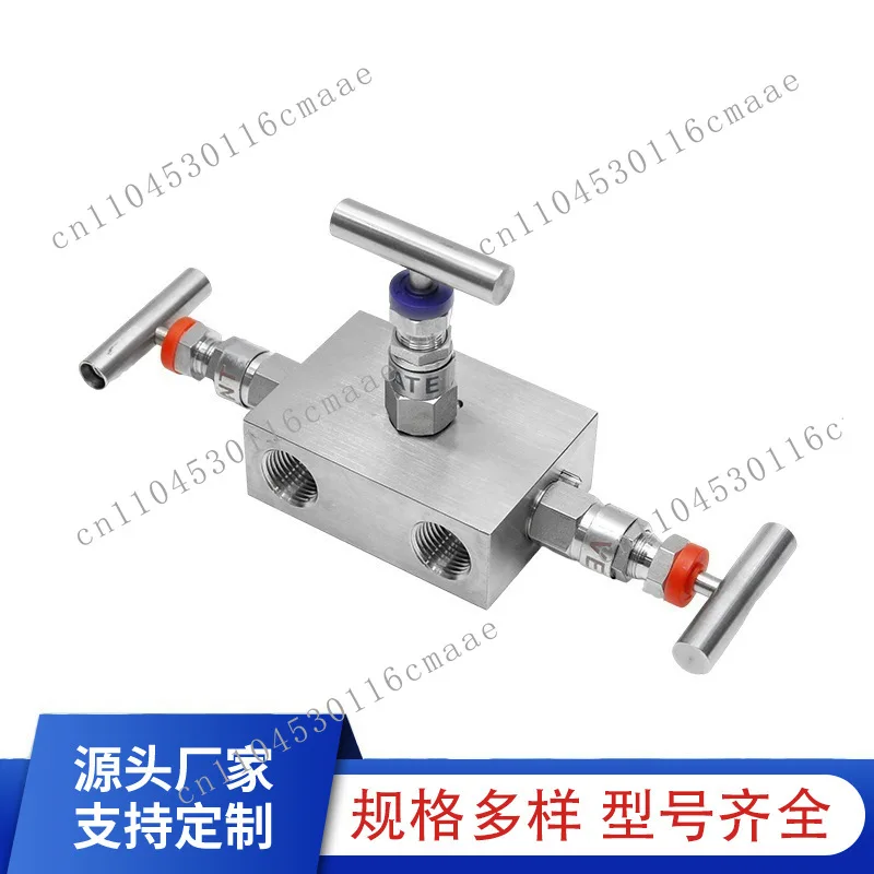 Stainless Steel Group Co-planar Flange Three Valve Group with Relief Valve Pressure  Transmitter