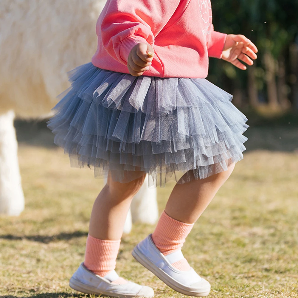 Baby Mädchen Tüllrock für Mädchen Tutu Prinzessin Ballkleid Pettiskirt Ballett Tanz Kinder Party/Geburtstag 6-lagiger Tüllrock 1-7 Jahre – Detail 13