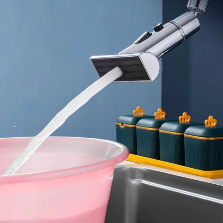 

Универсальный удлинитель для кухонного смесителя 3 в 1, поворот на 360° ° Вращающийся кухонный смеситель с несколькими режимами, мощным напором и функцией повышения давления, аксессуары для кухни