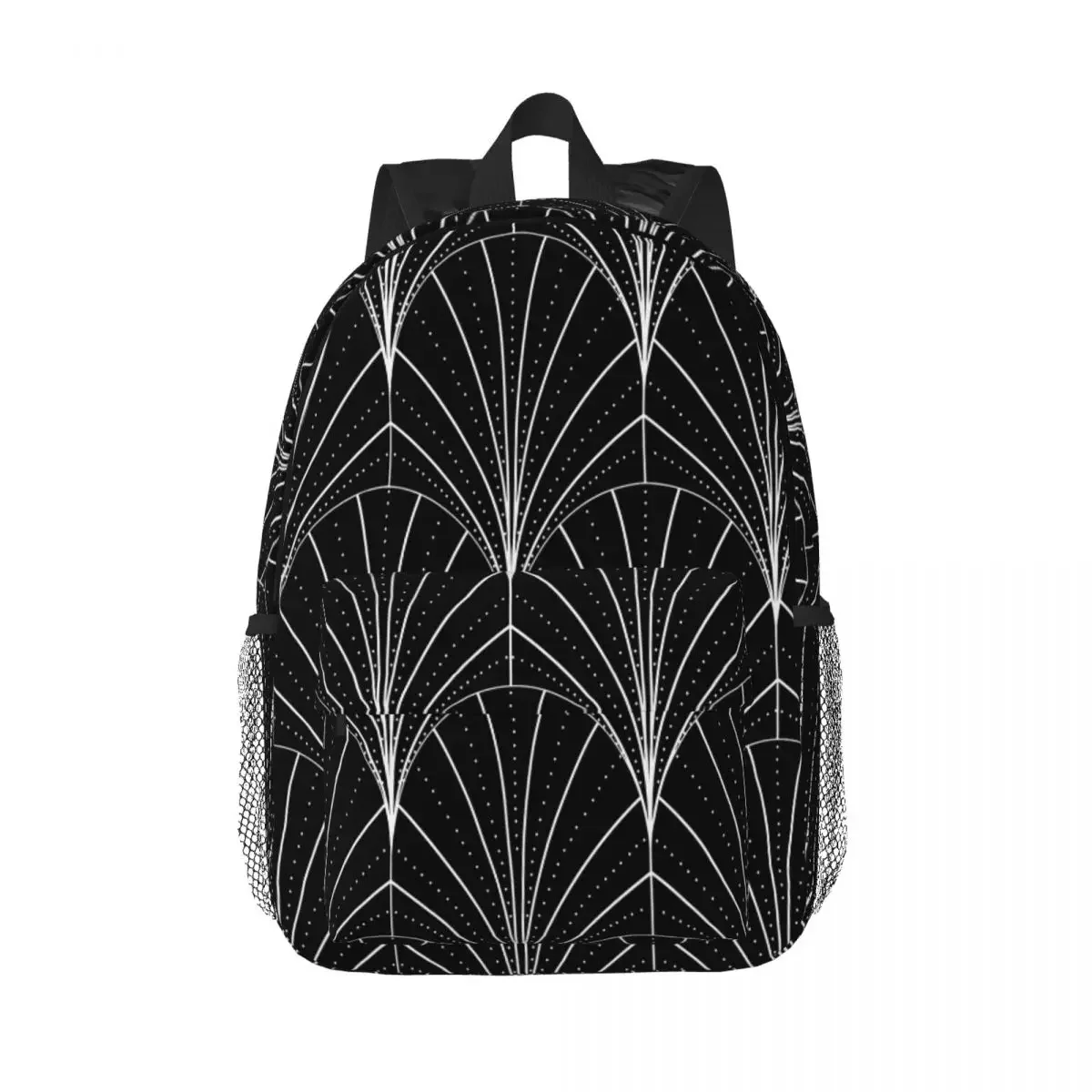 

Art Deco Waterfalls Backpacks Teenager Bookbag Fashion Students School Bags Travel Rucksack Shoulder Bag Large Capacity