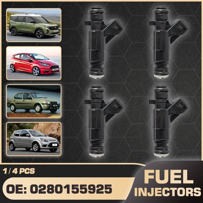 

0280155925 For Ford Courier 2001-2012 Ford Fiesta MK5 2003-2010 Ford Ikon 2000-2015 Ford Ka 2001-2008 Car Fuel Injectors Nozzle