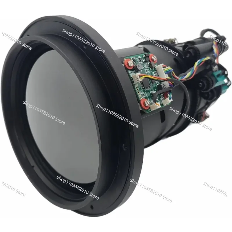 Continuous Zoom Focal Length 15-150mm F1.0 LWIR Uncooled Thermal Lens for High Resolution 640x512