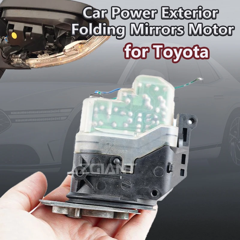

AZGIANT для Toyota Camry MK5 2001-2006, автомобильные электрические складные внешние зеркала, двигатель, медная угольная щетка высокой чистоты, запасные части R L