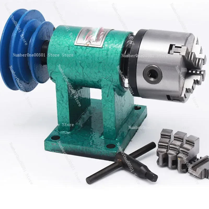 Homemade Lathe Spindle Woodworking DIY Metal Assembly Bead Machine Three-claw Four-claw Self-centering Chuck Modification Set