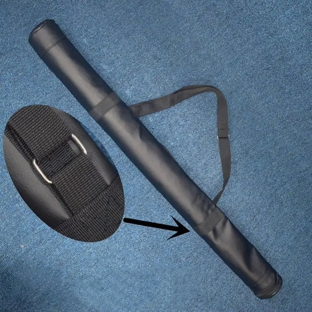 

Collapsible Billiard Cue Bag 32in 1/2 Pole Shoulder Strap Pool Cue Bag Rod Sleeve Lightweight Billiard Carrying Case