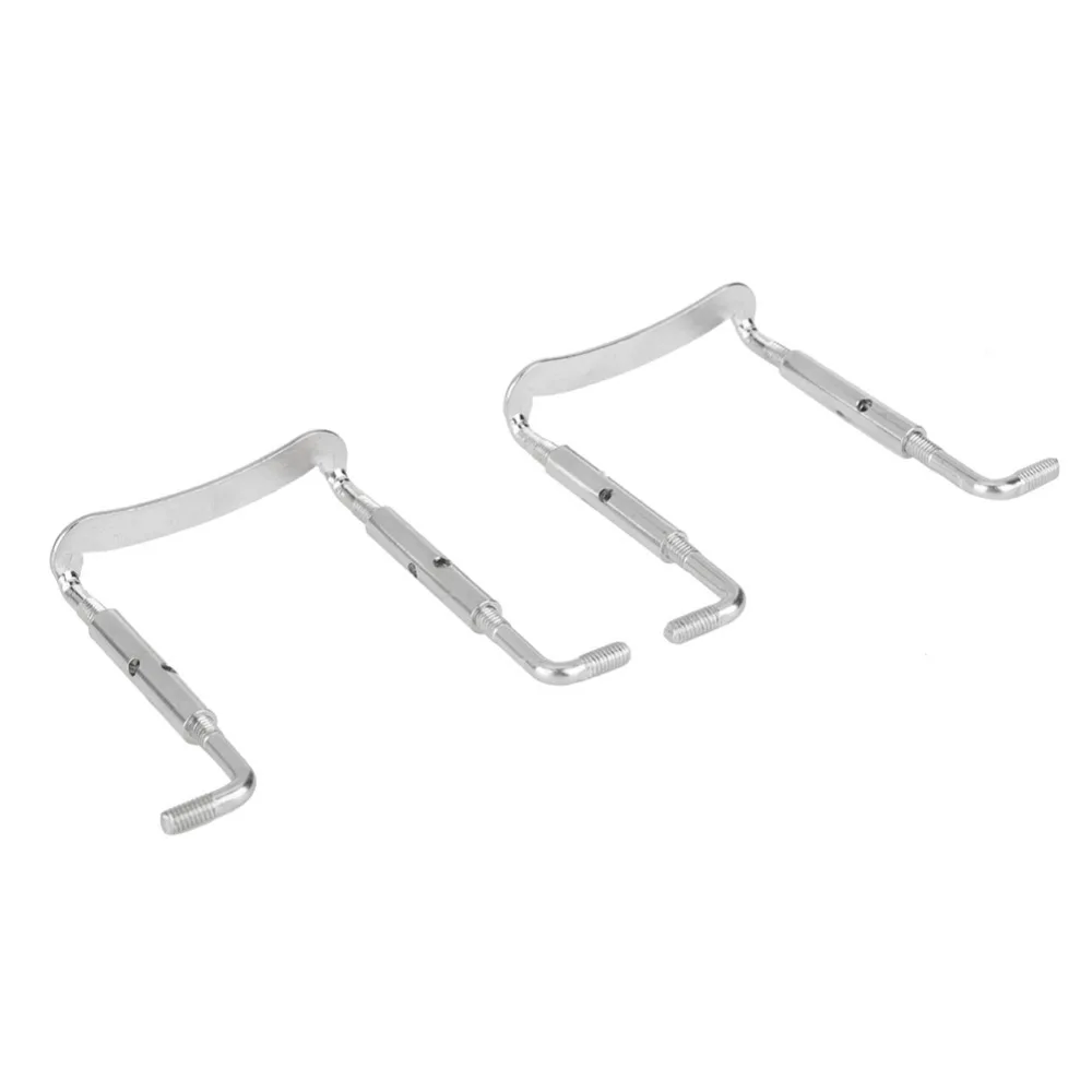 3PCS Easy Install Metal Violin Chinrest Screw Silver 3/4 4/4 Size Violin Chinrest Violin Replacement Parts Violin