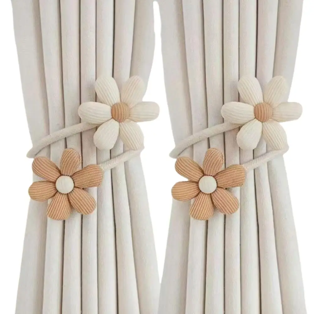 Curtain Straps Bendable Curtain Buckles Useful Accessories Flower Straps Gauze Curtain Items Colorful Supplies Cartoon Home Knot