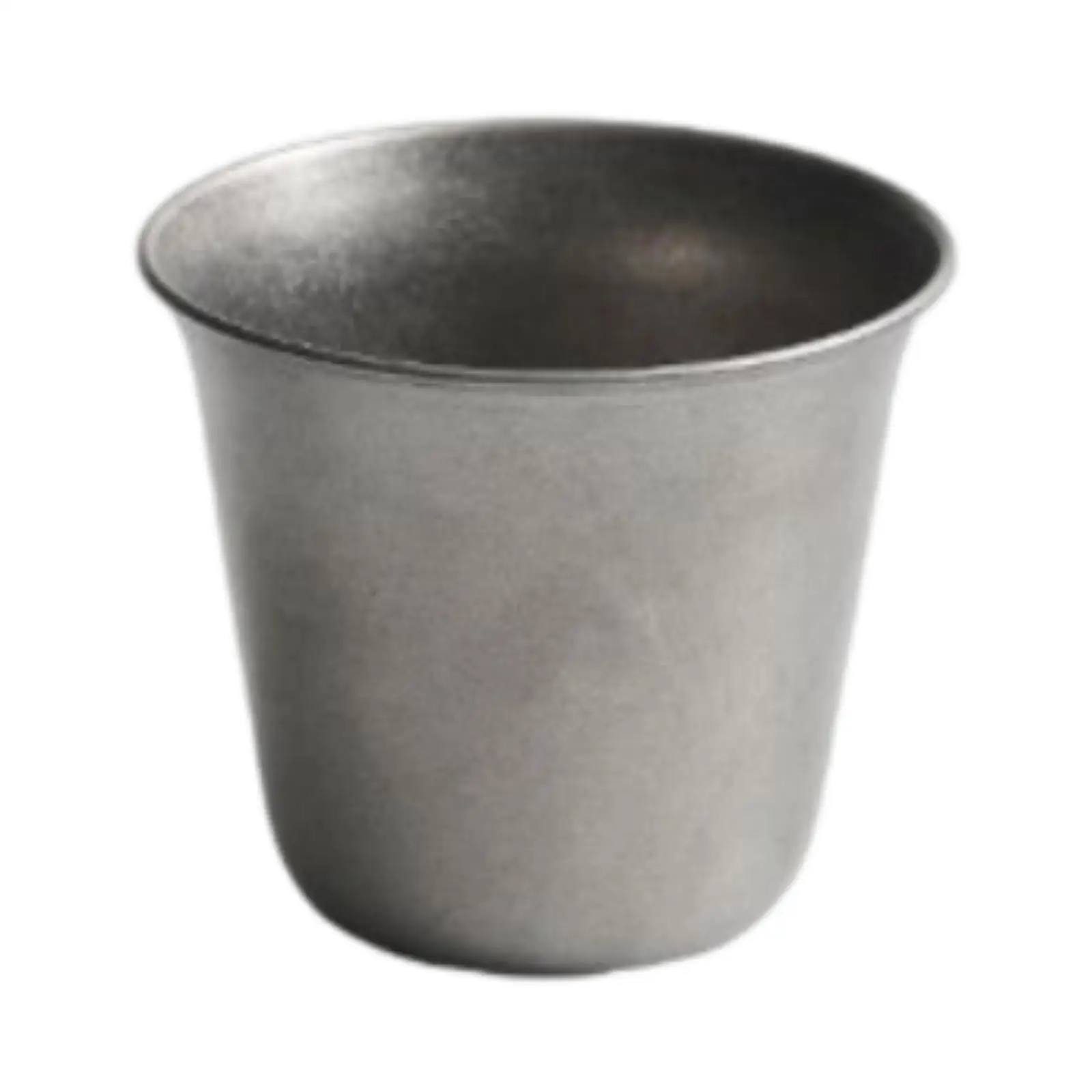 كوب للتخييم من الفولاذ المقاوم للصدأ للشرب، محمول وقابل لإعادة الاستخدام وجدار واحد 300 مل #2