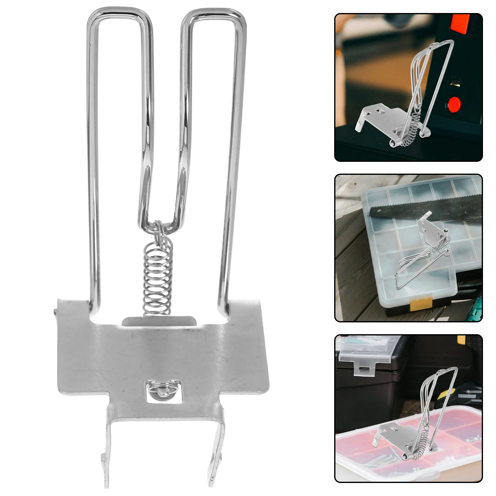 

2 Pcs Metal Money Clip Cash Register Bill Clips for Drawer Holder Registerclips Holders