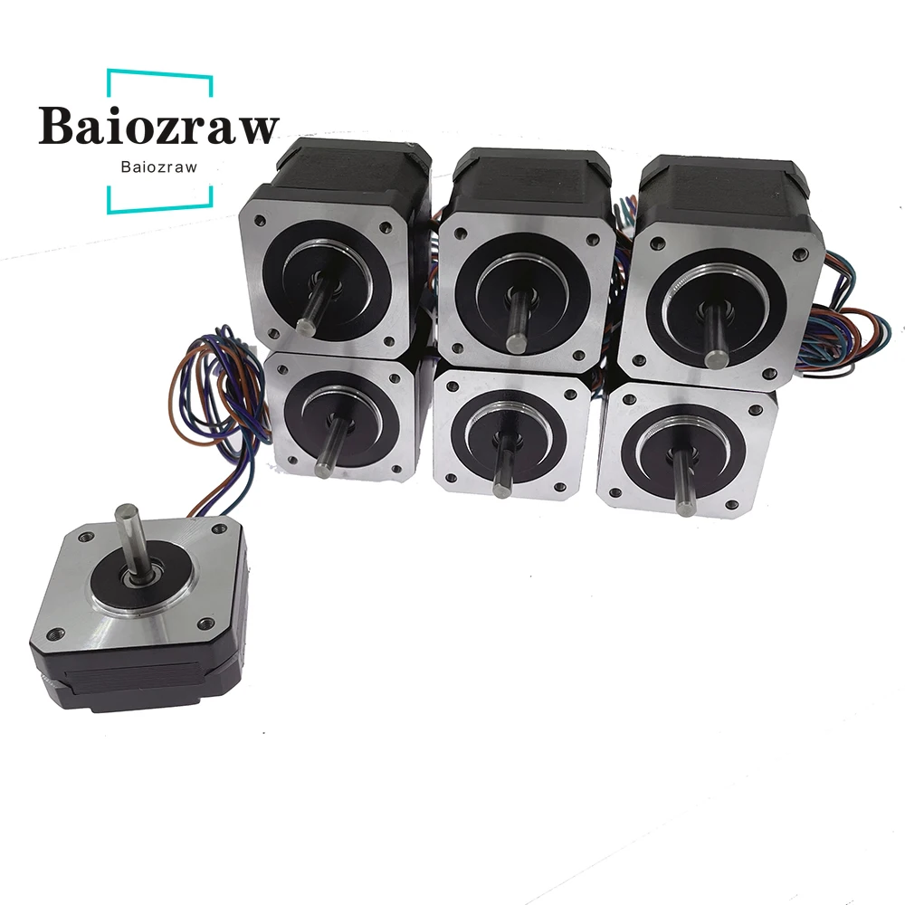 Baiozraw 1set  V2.4 3D printer DIY Afterburner/StealthBurner 3D Printer NEMA17 stepper Motor Kit  7PCS For Voron 2.4 Parts