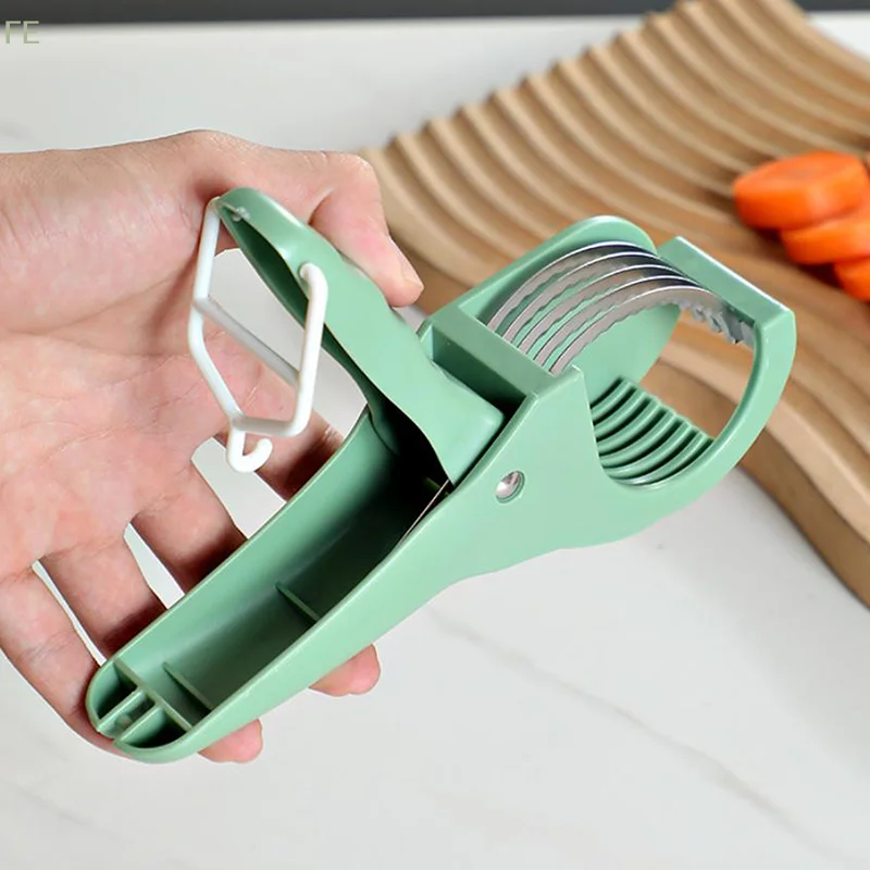 

[F] Stainless Steel Vegetable And Fruit Slicer Multi Functional Salad Slicer Kitchen Accessories Kitchen Tools