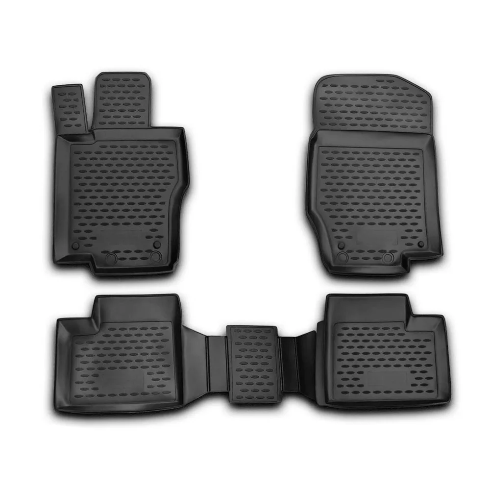 

Floor Mats Liner for Mercedes M Class W164 2005-2011 Rubber TPE Black 4Pcs United States